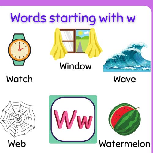 W Words For Kids