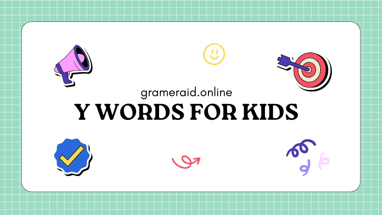 Y Words For Kids